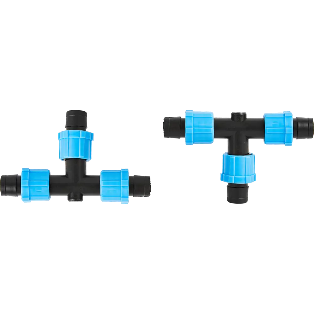 Тройник BOUTTE для капельного полива 16 мм (2 шт) 87480804 STLM-0073999