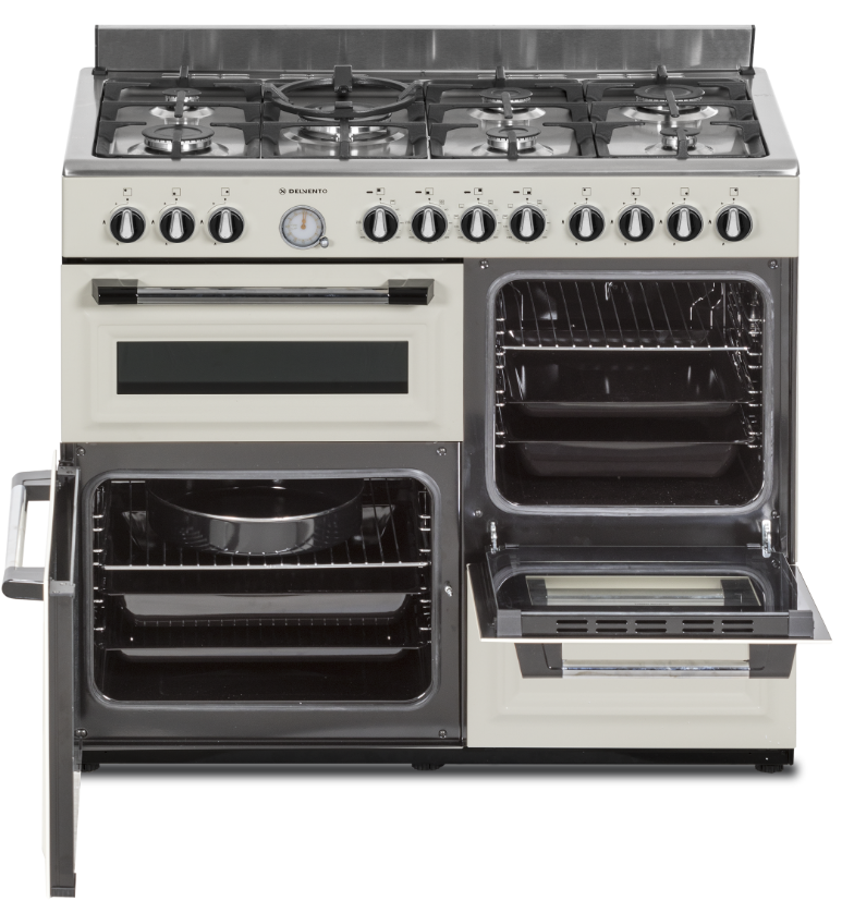 9057835 Комбинированная плита Delvento V10XR53001 бежевый STDN-0101275 - Вид №3