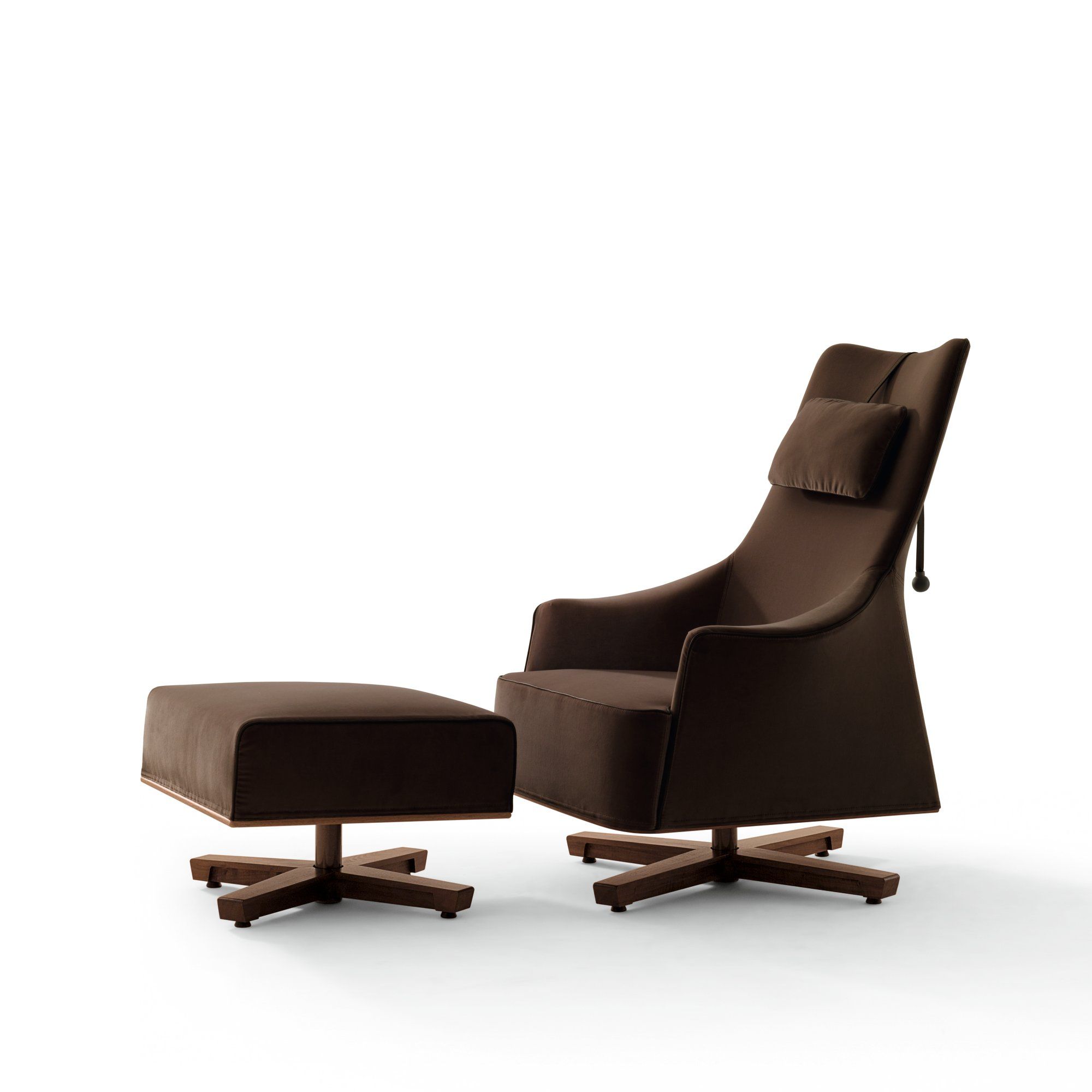 Спицевое вращающееся кресло bergère Giorgetti Mobius ARCH-00009940 - Вид №1