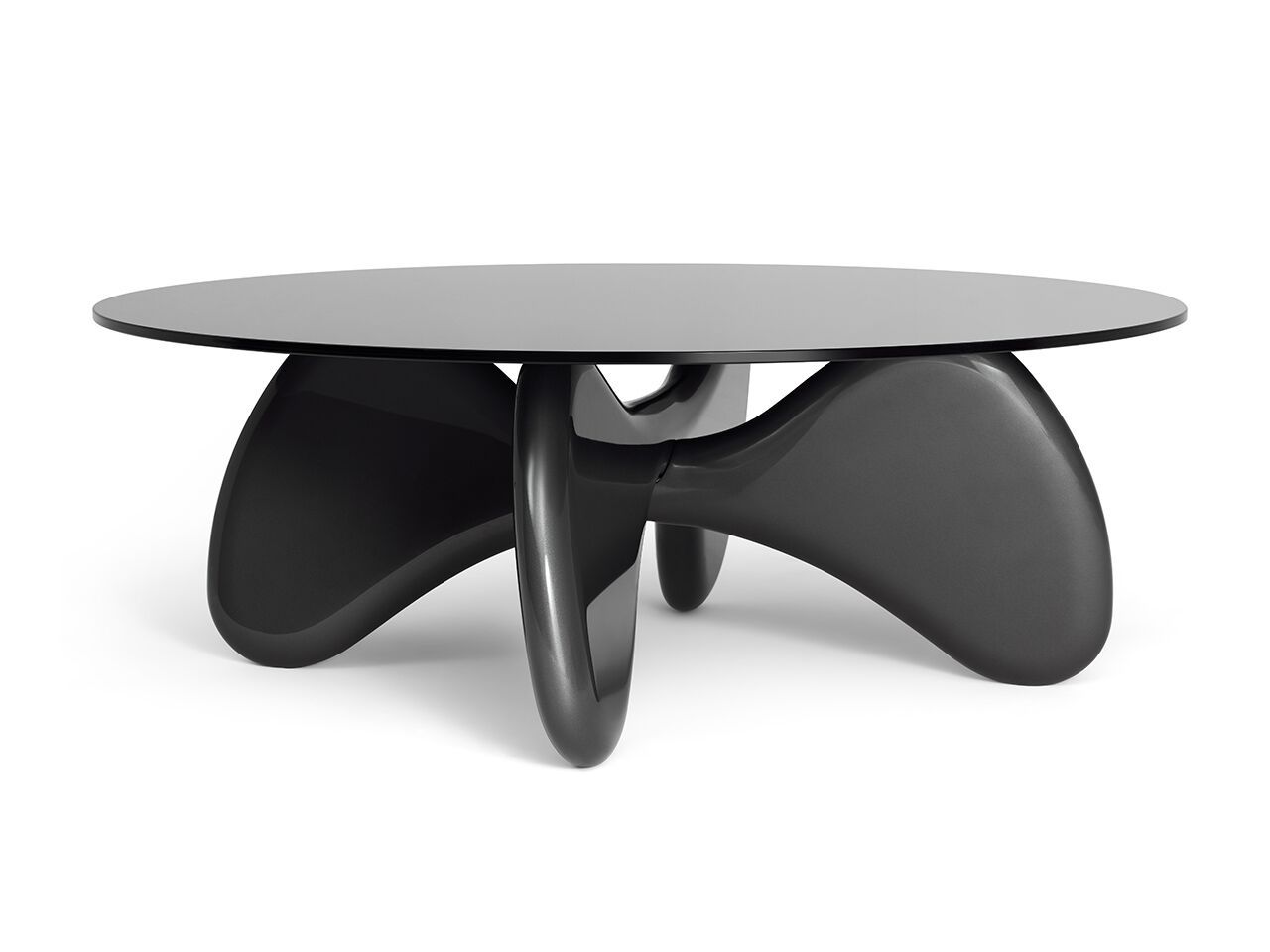 Стеклянный круглый журнальный столик HC28 maison SPHENOID ARCH-00123315