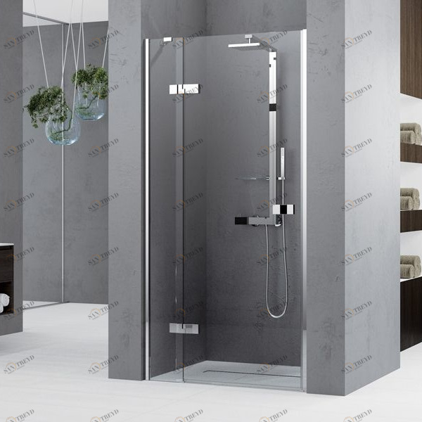 Novellini. Двери в нишу 80 см 1B с профилем GALA 1 GALA11B801K