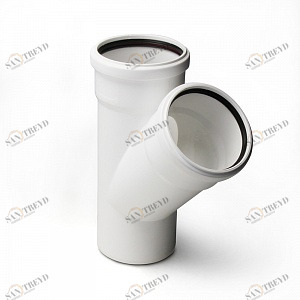 Тройник 50х50х45 ПП Stilte POLITRON 201455