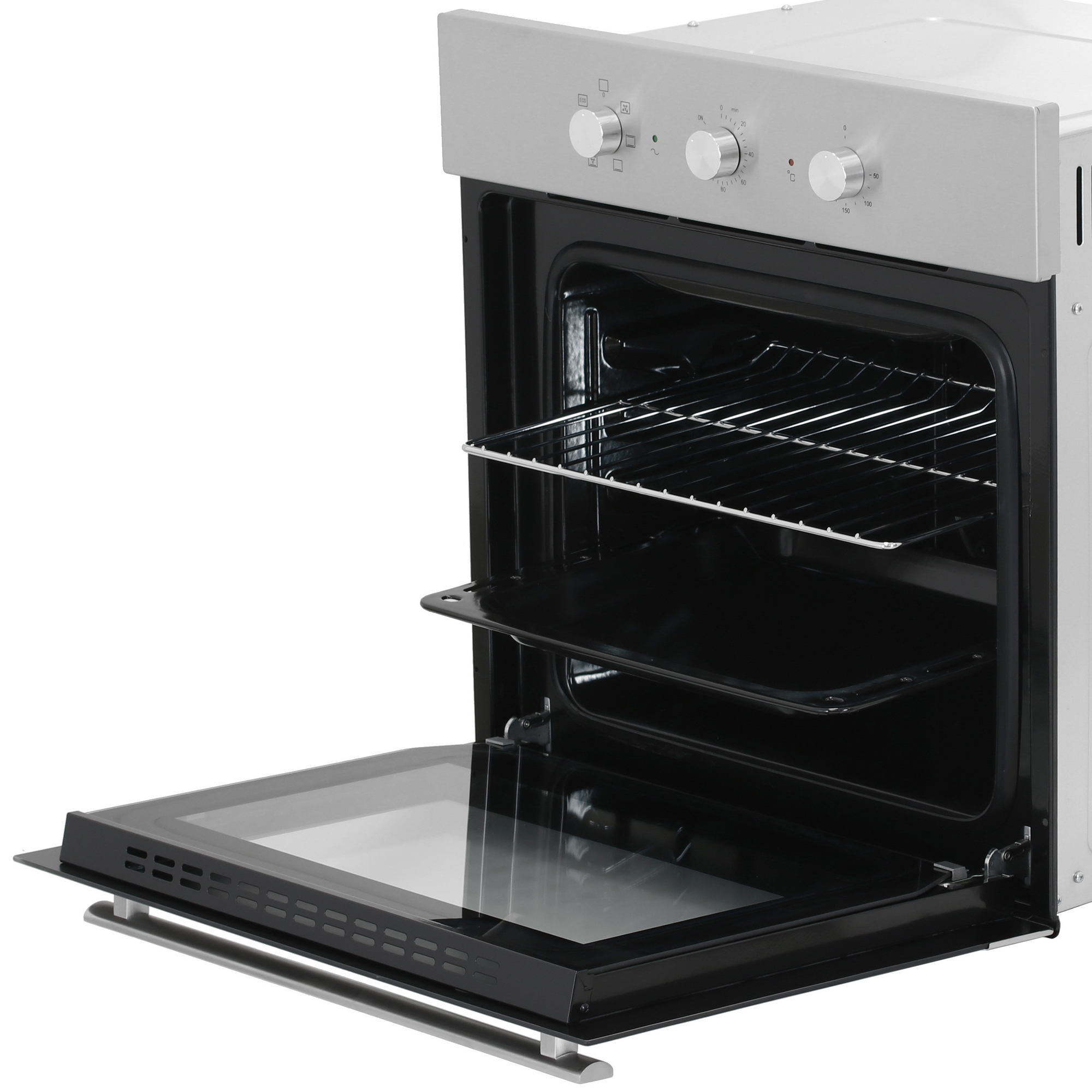 8160928 Электрический духовой шкаф HOMSair OEF657S серебристый STDN-0068501 - Вид №6