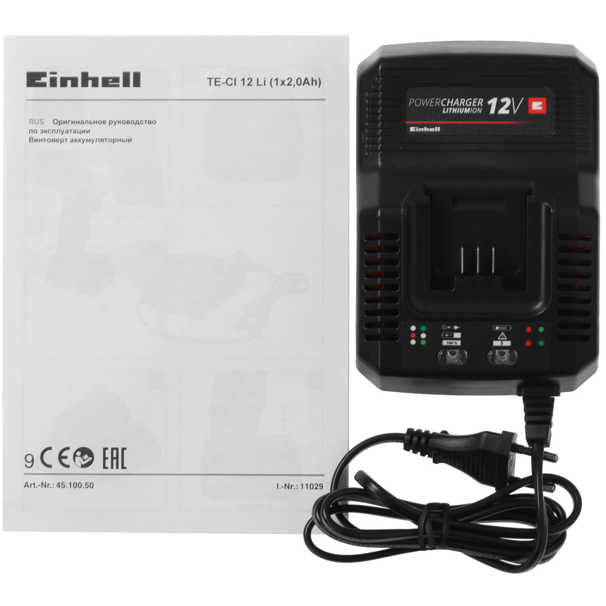 Винтоверт Einhell TE-CI 12 Li 5346599 STDN-0011180 - Вид №5