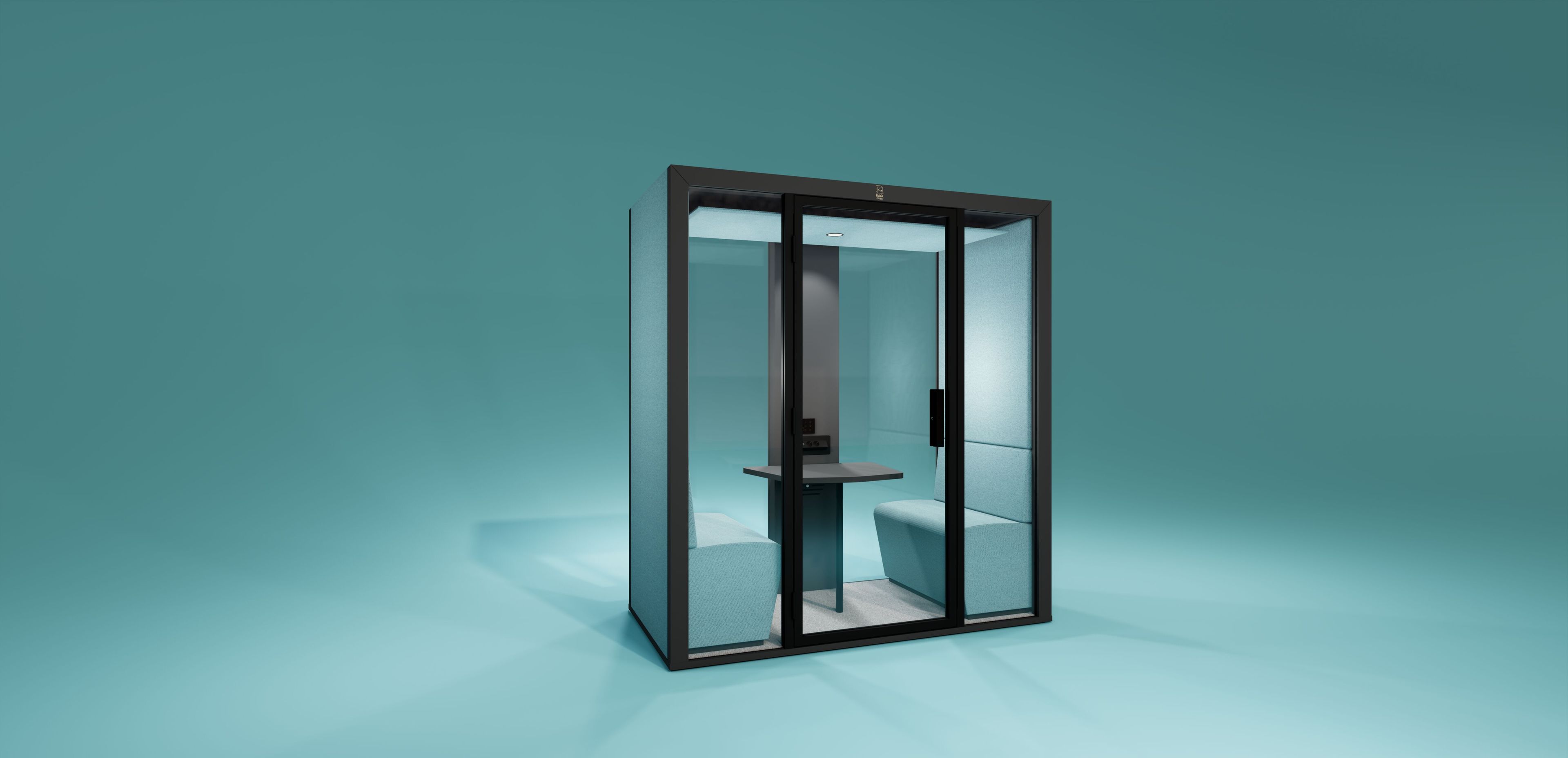 Многосторонняя акустическая офисная кабина со встроенным освещением Blabla-Cube бюро ARCH-00099466 - Вид №4