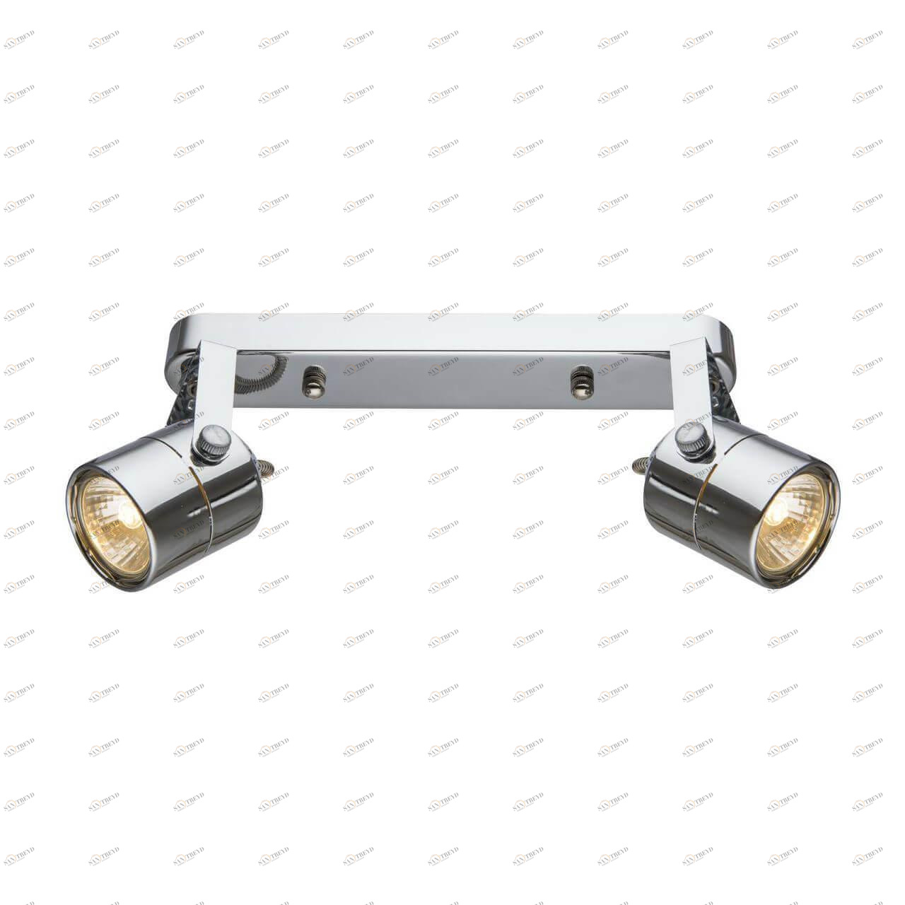 Спот потолочный цвета хром с 2 плафонами Arte Lamp Lente A1310PL-2CC ARTE LAMP 1310 00-3926553 Хром 