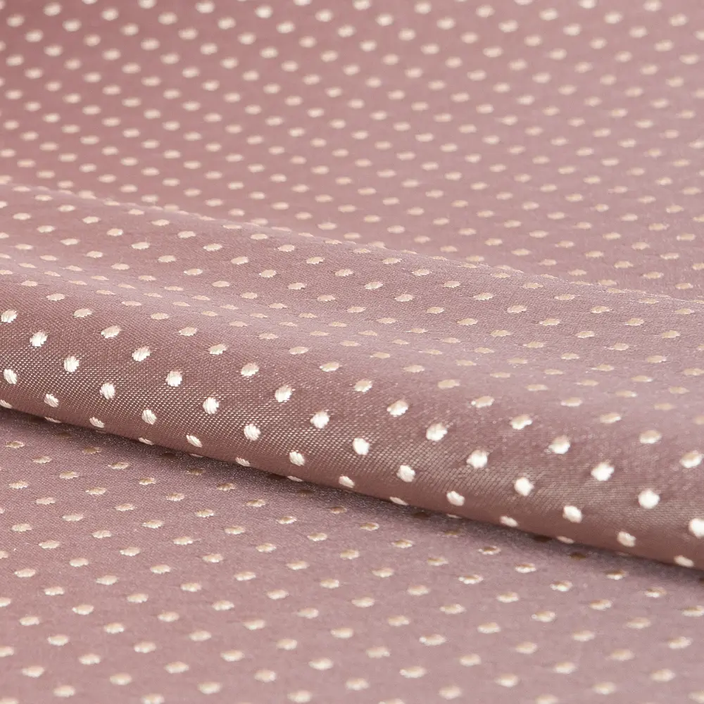 Ткань жаккард «Горошек» ширина 280 см цвет розовый ТОРГОВЫЙ ДОМ ТЕКСТИЛЬ STLM-2084028