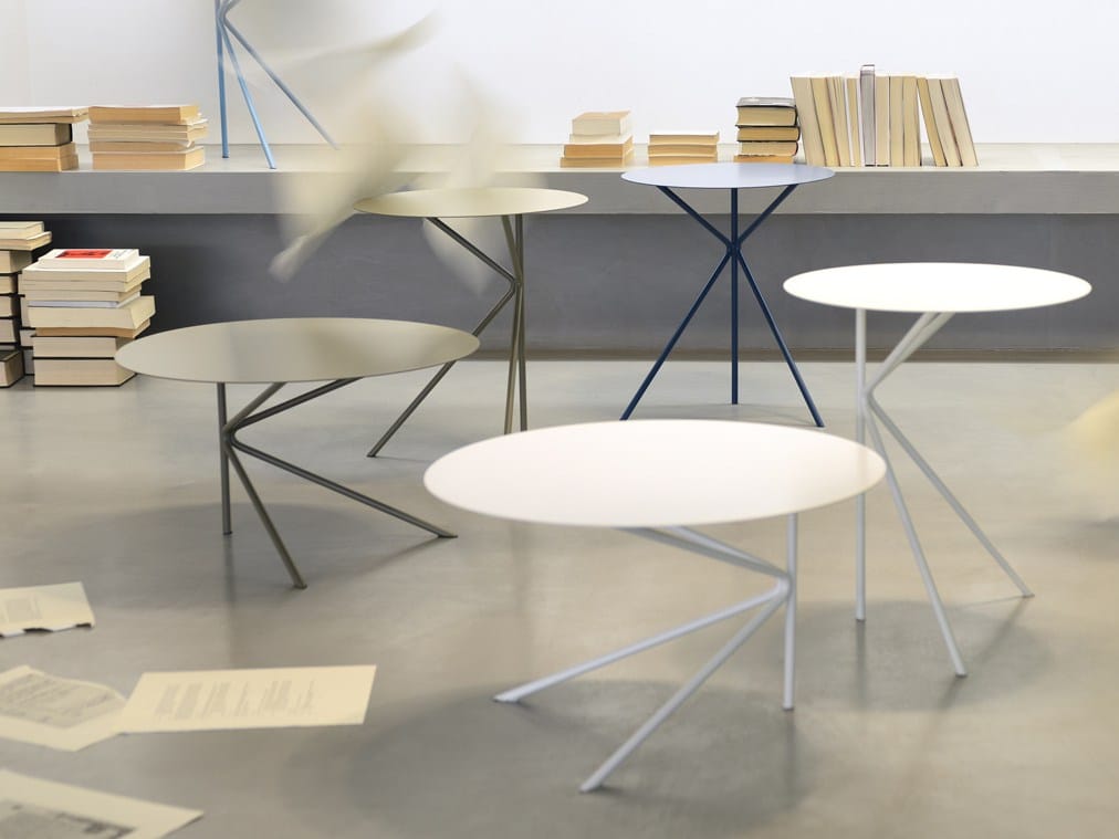 Низкий круглый журнальный столик для контракта MEMEDESIGN TWIN B ARCH-00102264 - Вид №2