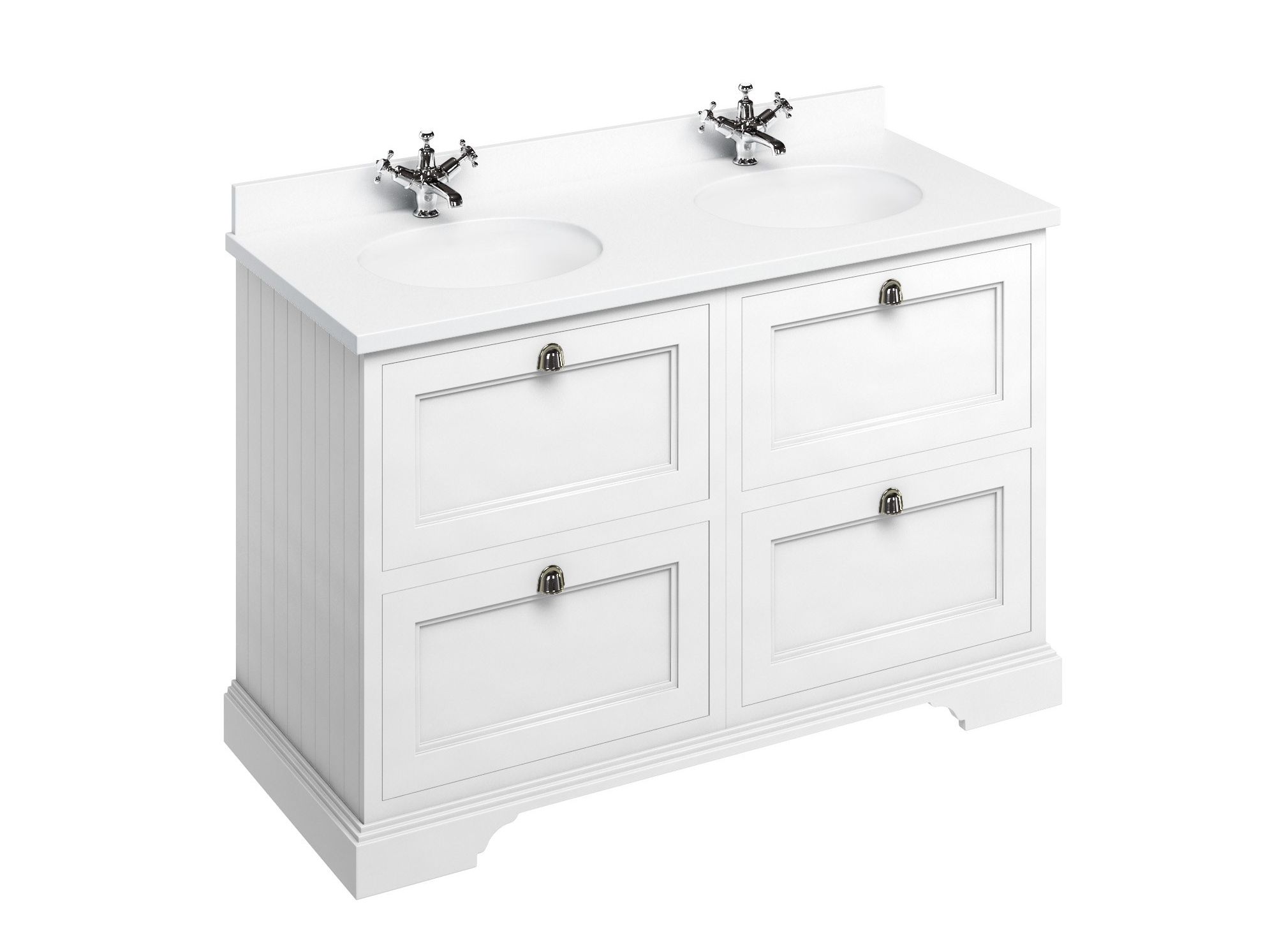 МДФ двойной напольный умывальник с ящиками Burlington MINERVA ARCH-00113131 - Вид №13