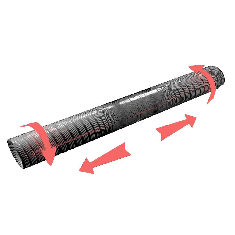 Воздуховод гибкий Auramax D130 мм 2.7 м алюминий STLM-2122732 - Вид №1