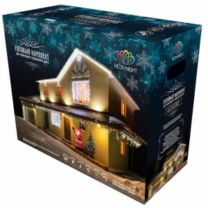 Новогодний набор для украшения загородного дома "Luxury" 16 предметов, цвет теплый белый SUPERNW ГИРЛЯНДЫ, ГИРЛЯНДЫ И ОСВЕЩЕНИЕ 097672 Белый