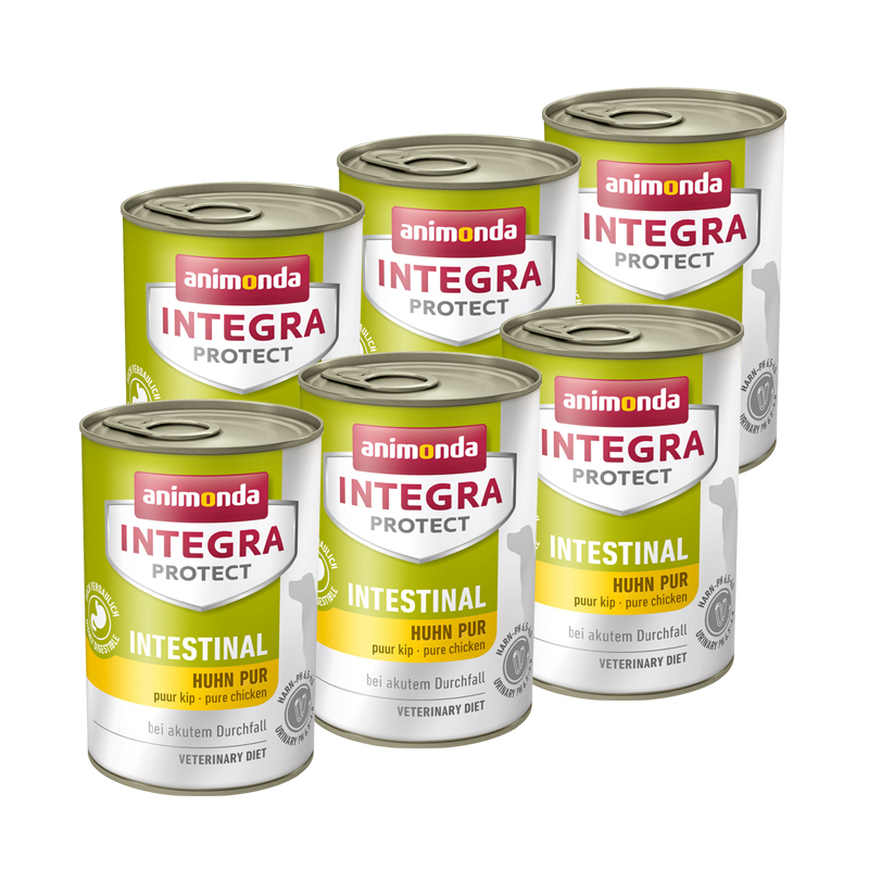 ПР0047974*6 Корм для собак Integra Intestinal с курицей при нарушении пищеварения конс. 400г (упаковка - 6 шт) Animonda 