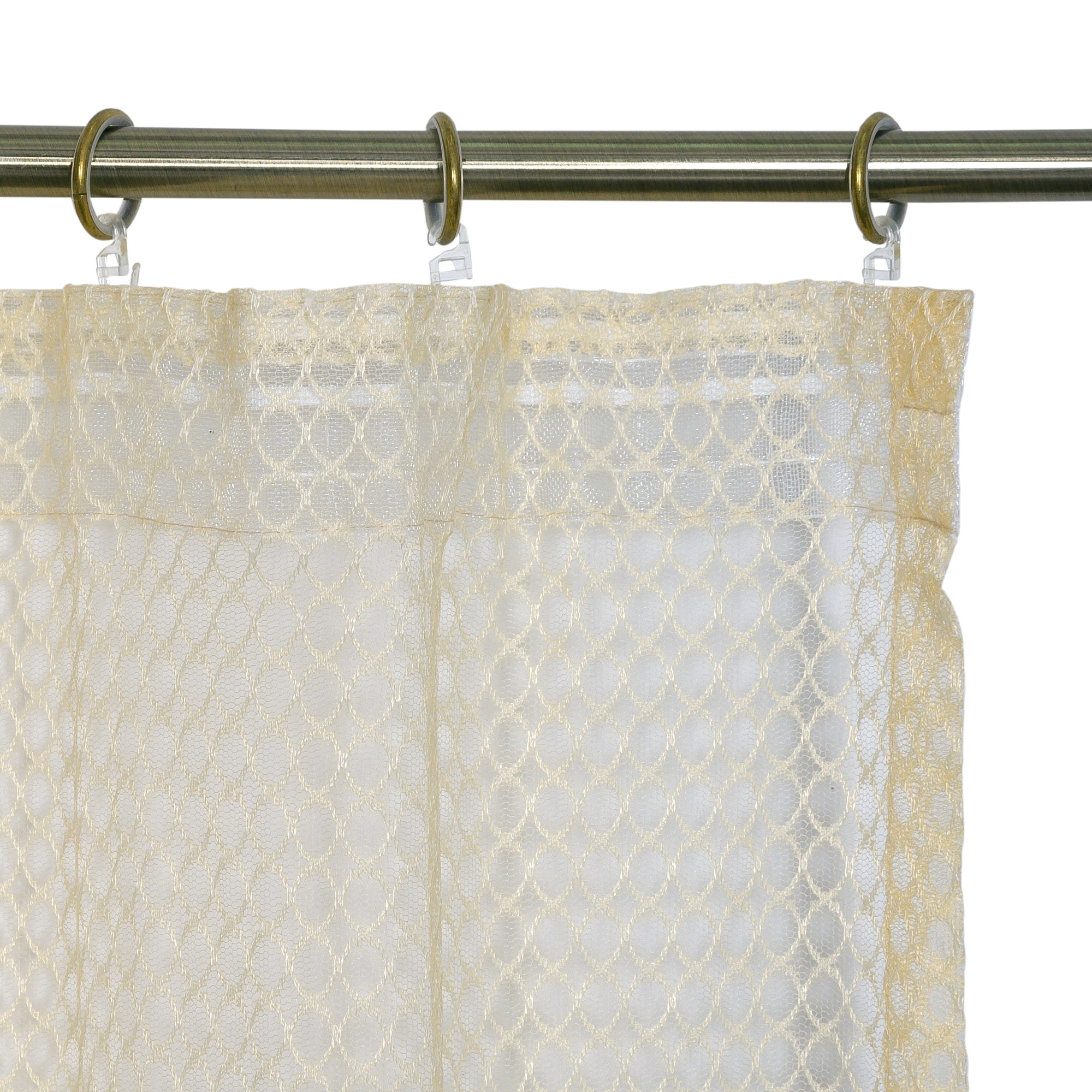 18205750 Тюль на ленте «Октавия» 250х260 см цвет шампань Santreyd  - Вид №4