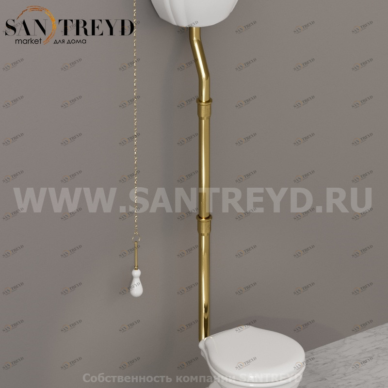 BA011 Наружный водосток 183 см Бронзовый Globo Paestum Италия Ceramica Globo