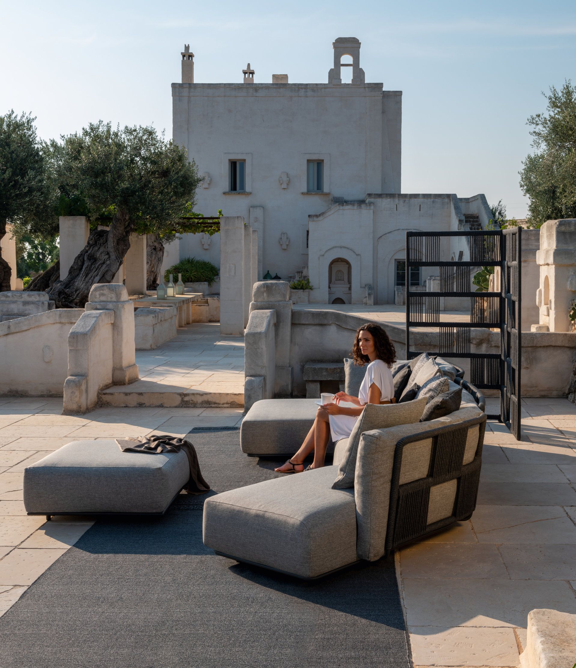 Ткань сад диван Talenti Шах ARCH-00116085 - Вид №6