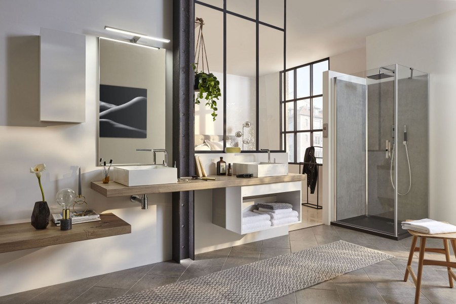 EB52-XXXX-N18 Столешница на заказ от 1501 до 2000 мм без отверстия для раковины Jacobdelafon PARALLEL Santreyd - Вид №1