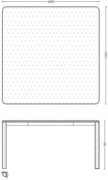 mg12 Базальтовый стол Gregorio sun-id-1456507 - Вид №6