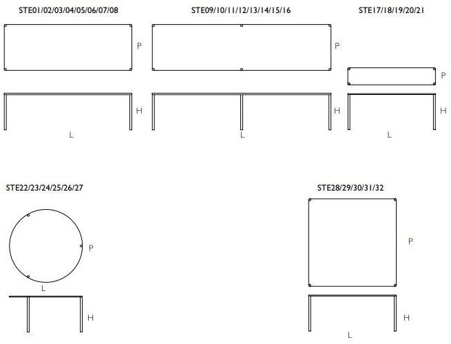 Glas Italia Прямоугольный стол из хрусталя Steel sun-id-1420106 - Вид №3