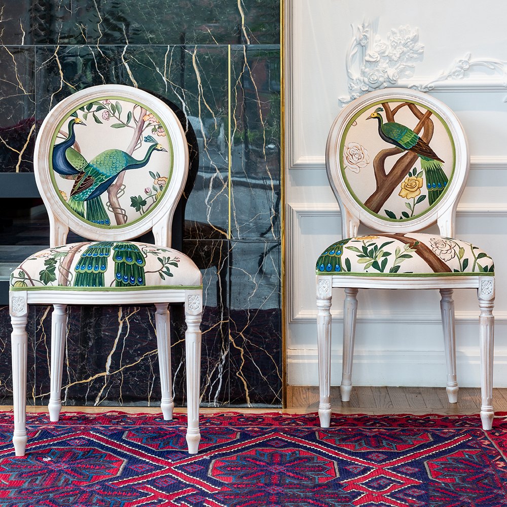 21060742 Стул «Индокитайский зелёный павлин» (версия 2) Object Desire  - Вид №8