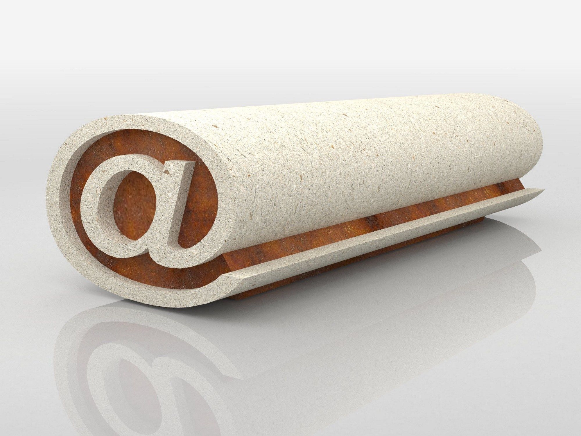 Реконструированная каменная модульная скамья без спинки Viscio Urban Design SEDUT@ ARCH-00031532