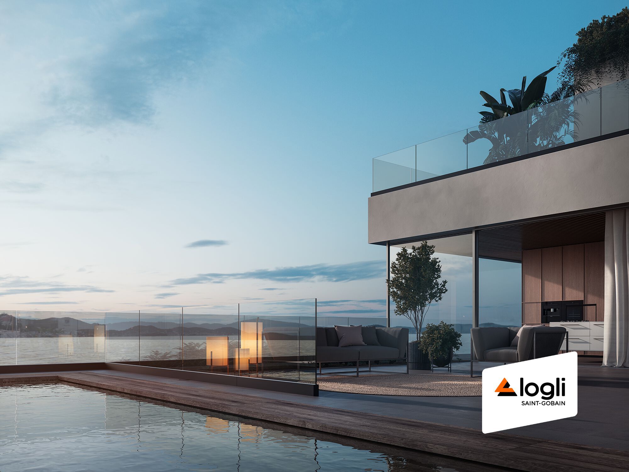 Стеклянный парапет для окон и балконов Saint-Gobain - Logli Defender ARCH-00086996 - Вид №2