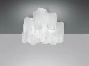 Artemide Галогенный потолочный светильник из дутого стекла Logico