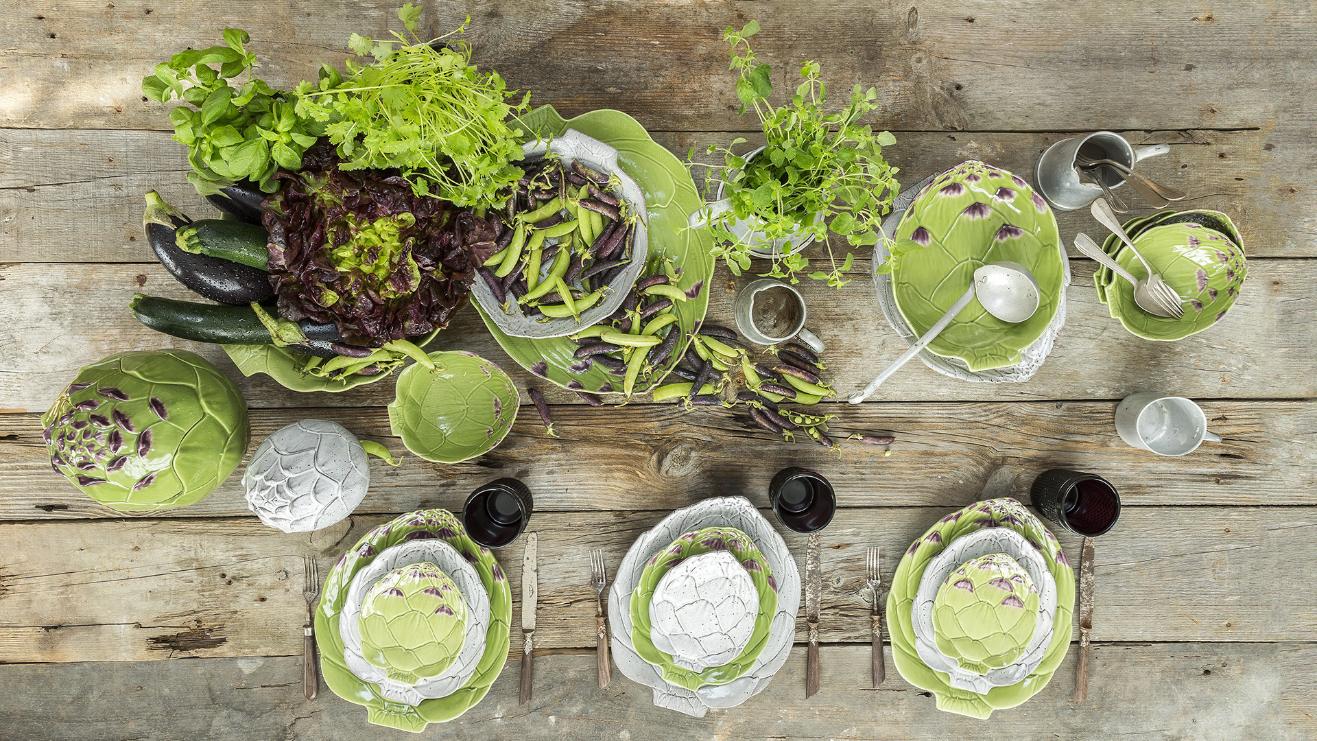 10636887 Bordallo Pinheiro Тарелка для пасты Bordallo Pinheiro Артишок 28см, керамика Керамика  - Вид №3