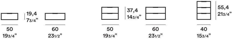 JESSE Прямоугольная тумбочка из орехового дерева с ящиками Stage sun-id-1477818 - Вид №2