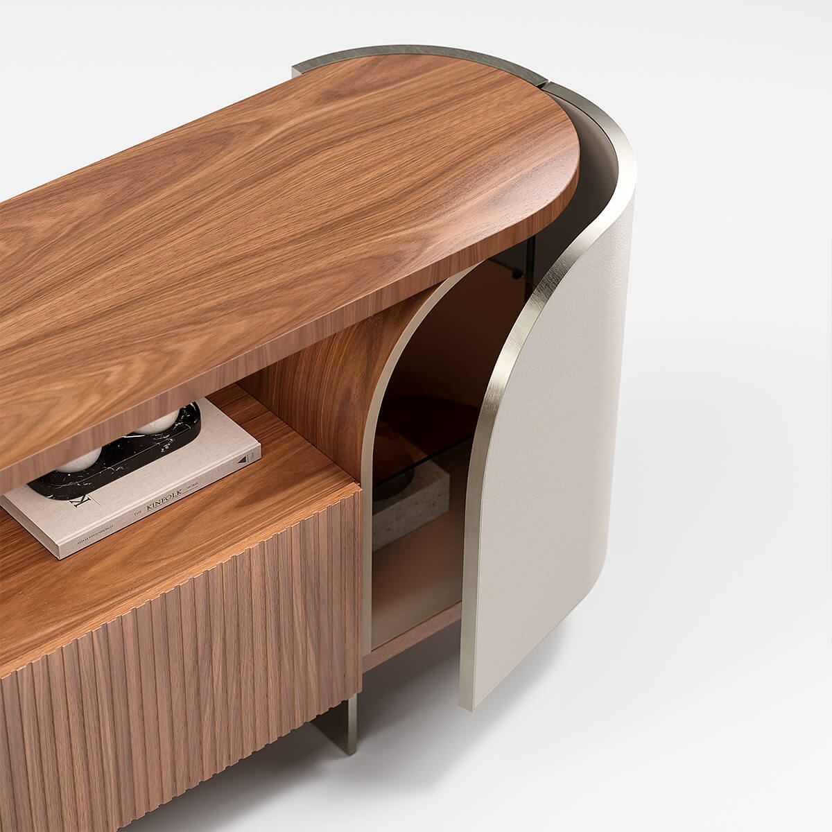 Кожаный шкаф с ящиками Capital Collection ARCH-00088608 - Вид №9