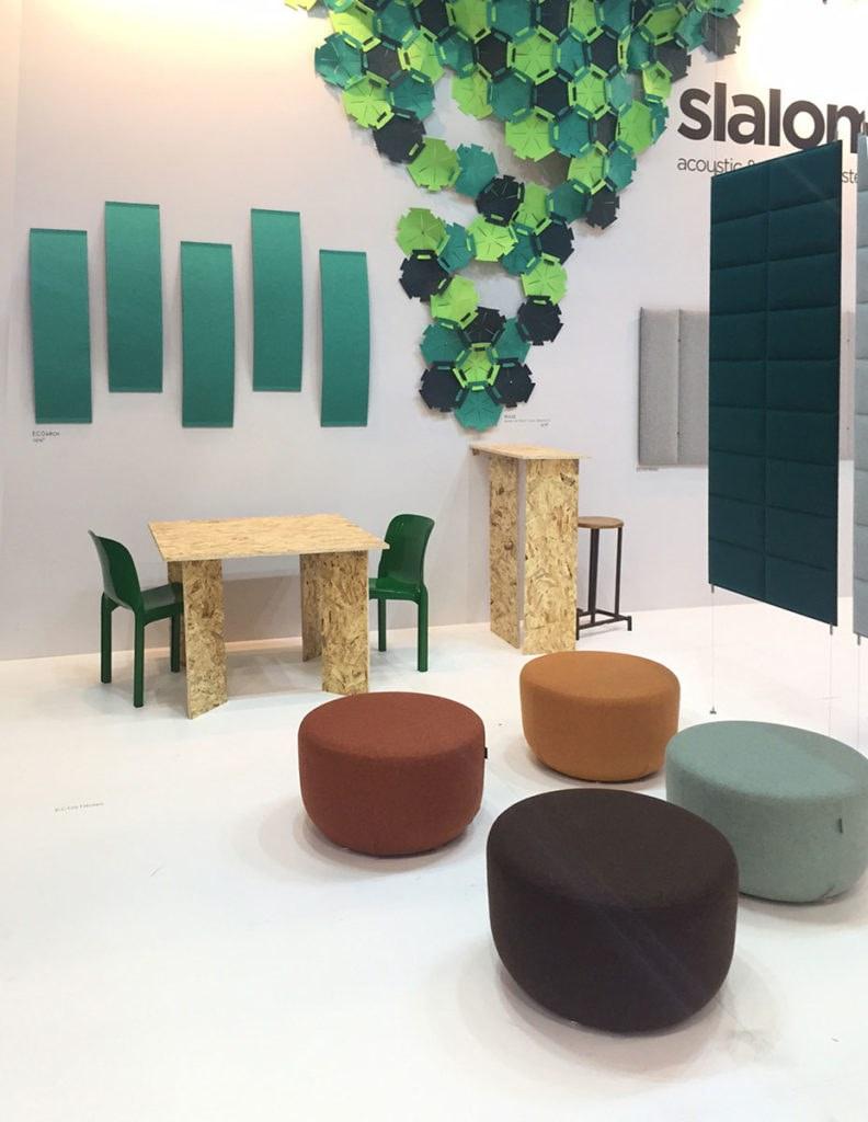 Slalom Акустическая панель стеновая в пэт Felt sun-id-1476616 - Вид №3