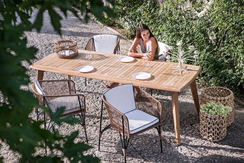 cbdesign Садовый стул из синтетического волокна с подлокотниками Lodz N068n1 - Вид №4