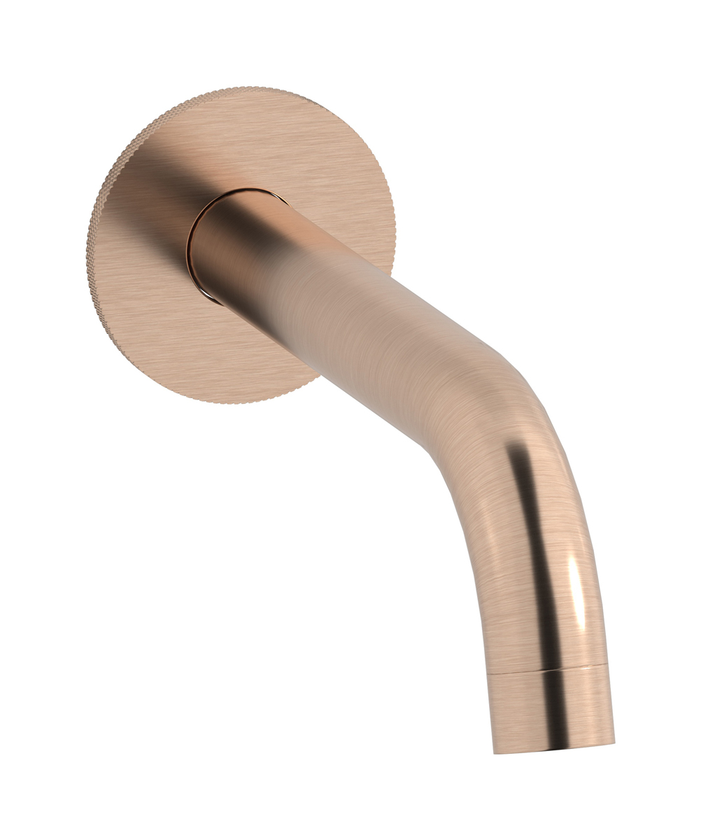 Настенный длинный излив. WE ARE IB id322sr_23 Brushed Rose Gold Industria