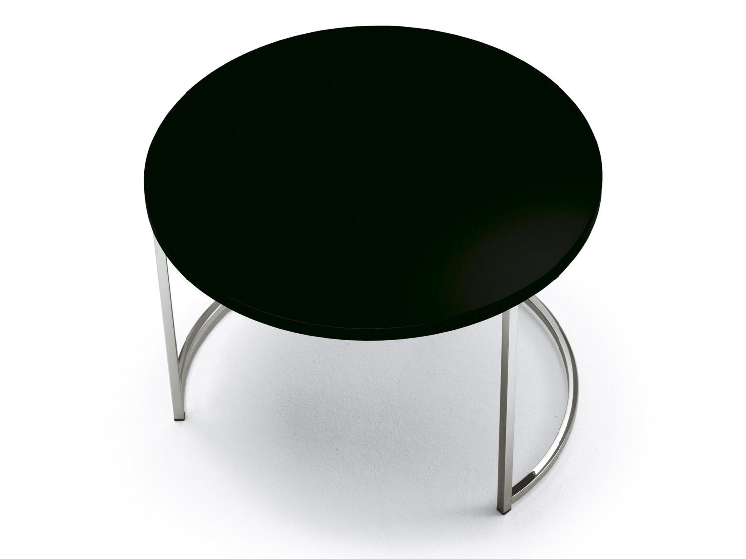 Круглый журнальный столик с матовой лакированной деревянной столешницей Pacini & Cappellini Cin Cin ARCH-00006990