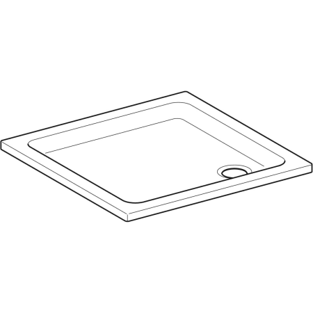 652290000 Квадратный душевой поддон Geberit Renova Geberit  - Вид №1