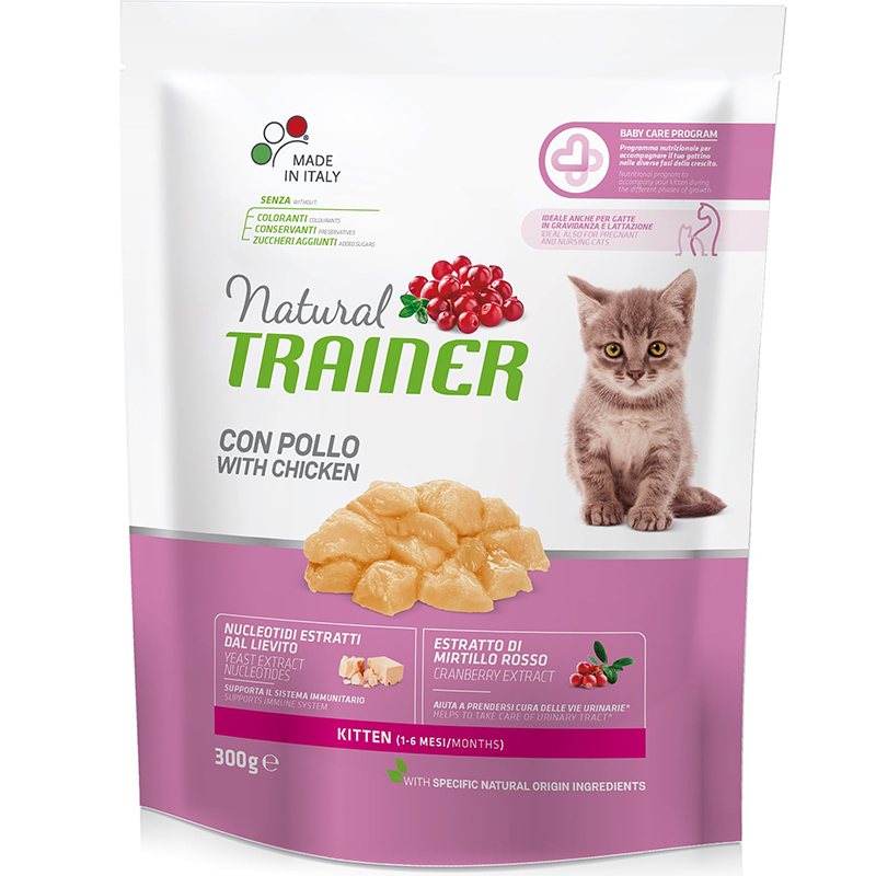 ПР0031085 Корм для котят TRAINER курица сух. 300г NATURAL TRAINER 