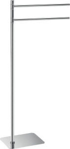1131(13) Gedy G-Artu, стойка: 2 полотенцедержателя, цвет хром