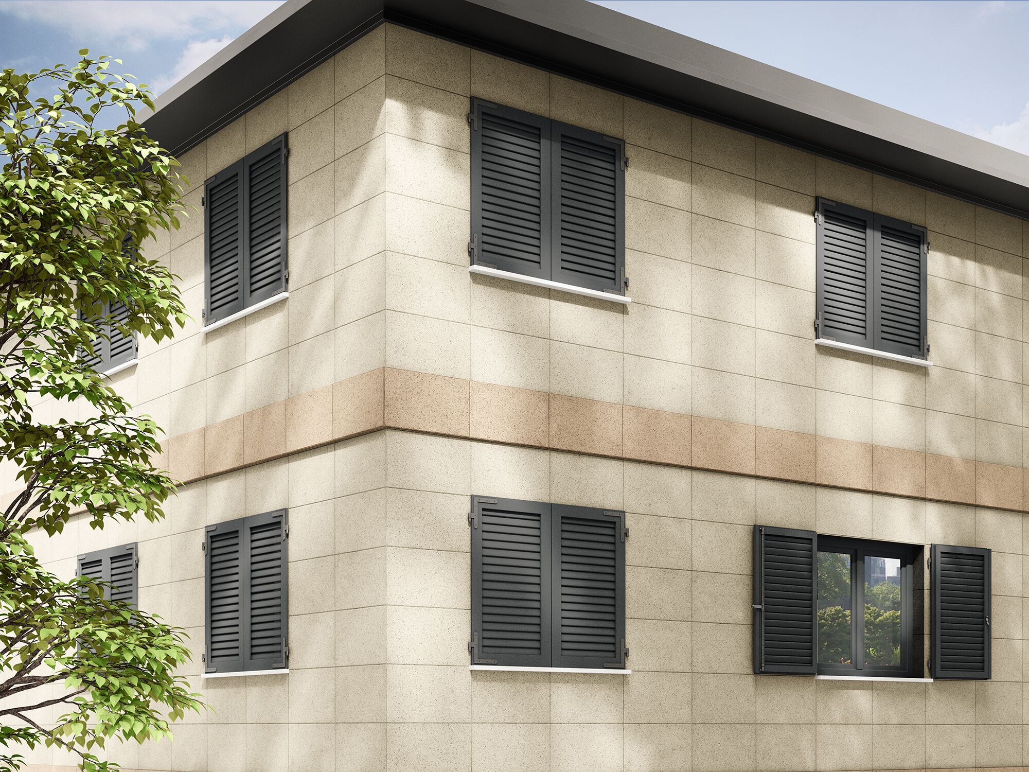 ПВХ стены жалюзи Tecnoplast SOL ARCH-00012509 - Вид №1