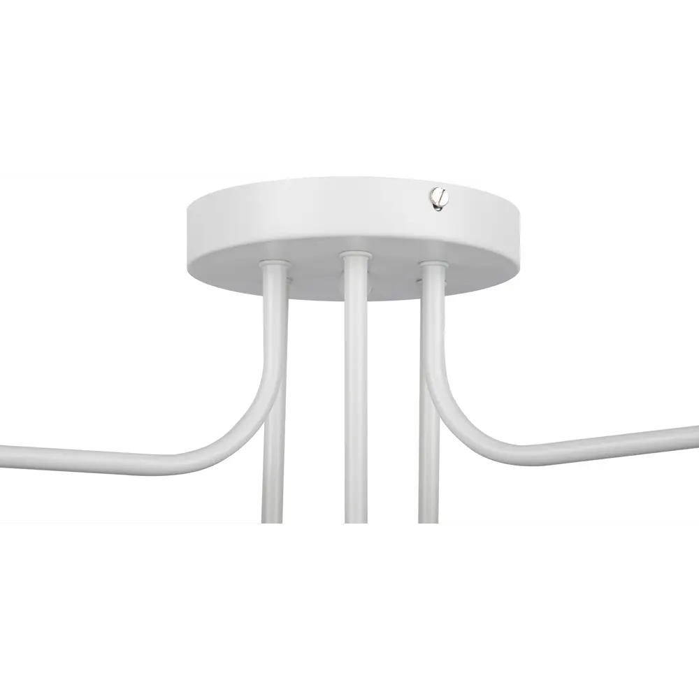 Люстра потолочная Chris 3154-306 6 ламп 18 м² цвет белый Rivoli STLM-2015689 - Вид №3