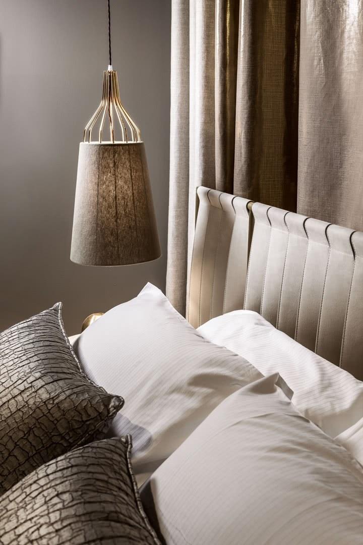 Cantori Двуспальная кровать в коже Twist sun-id-1348850 - Вид №3