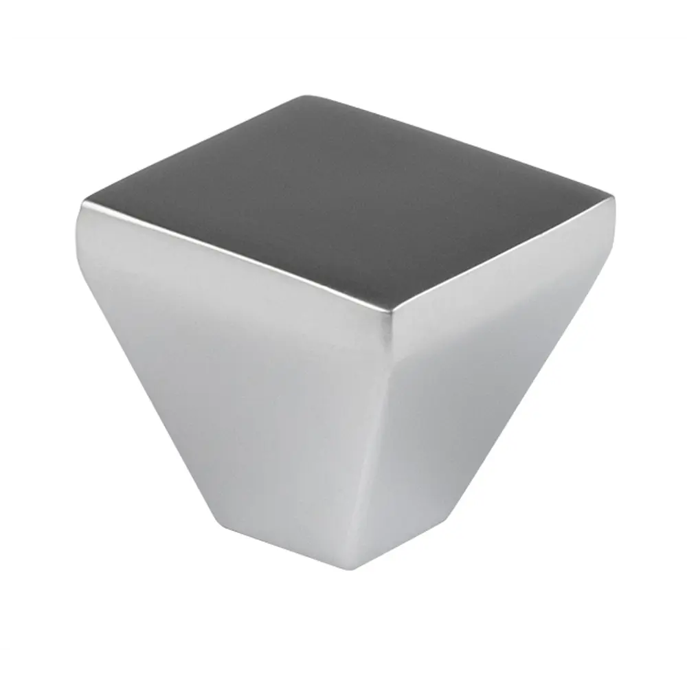 89314387 Ручка-кнопка мебельная Kerron 20x18 мм, цвет матовый хром STLM-1012822 