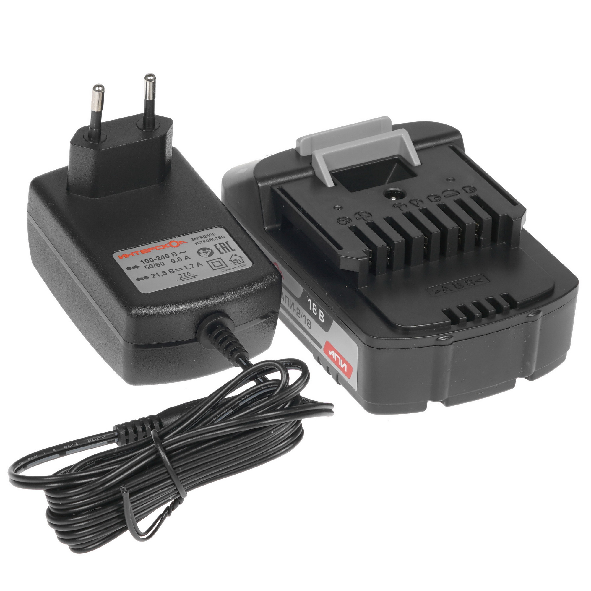 Дрель-шуруповерт Интерскол ДА-13/18ВК АПИ 18V 8192021 STDN-0097659 - Вид №5