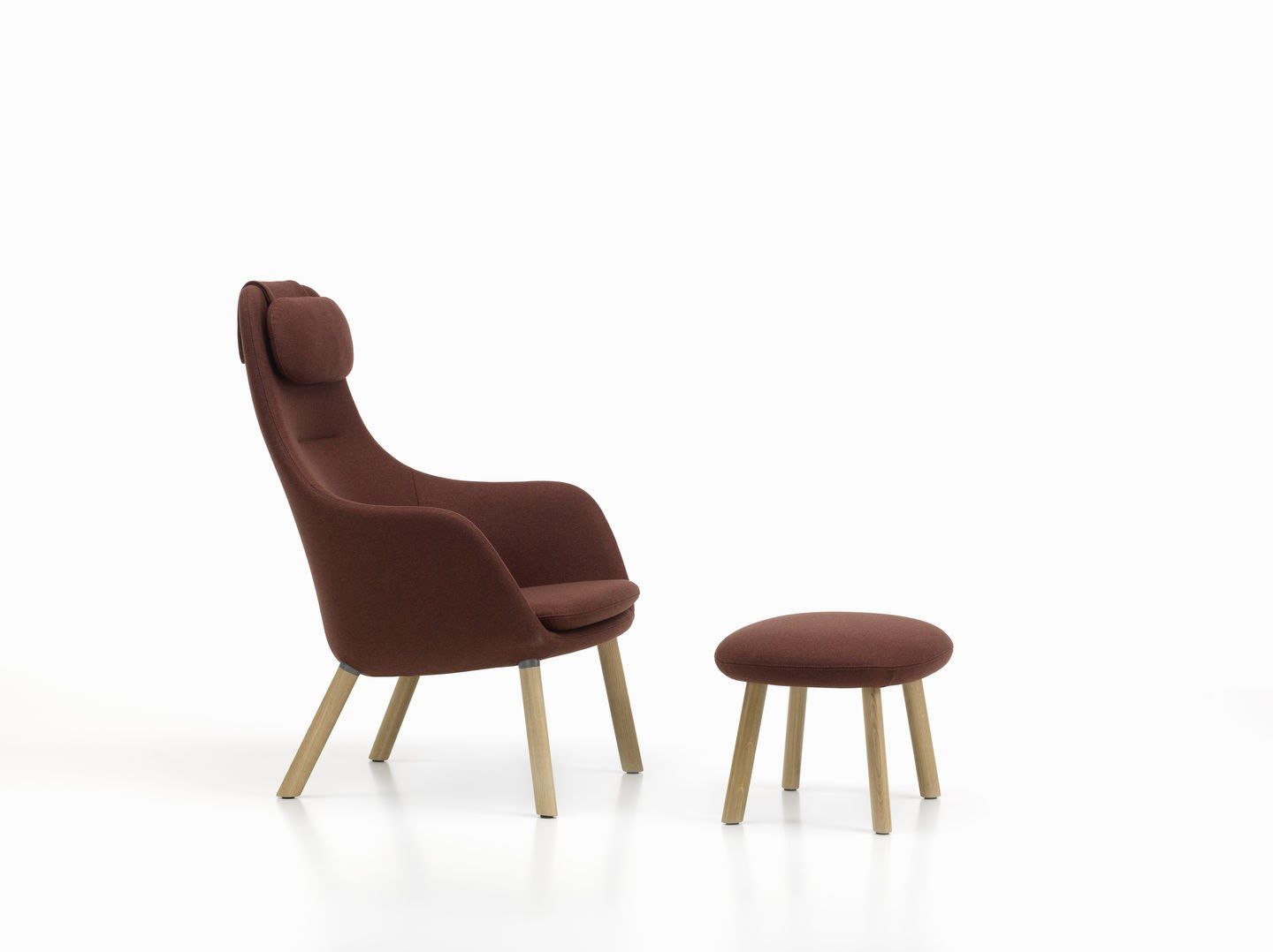 Тканевое кресло с подголовником VITRA HAL Lounge ARCH-00081015 - Вид №62
