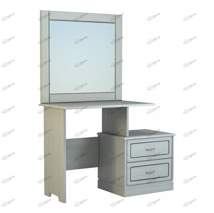 Трюмо с зеркалом и тумбой ясень, беленый дуб "Варна" DREAMLINE ВАРНА 176870 Беленый дуб;бежевый 