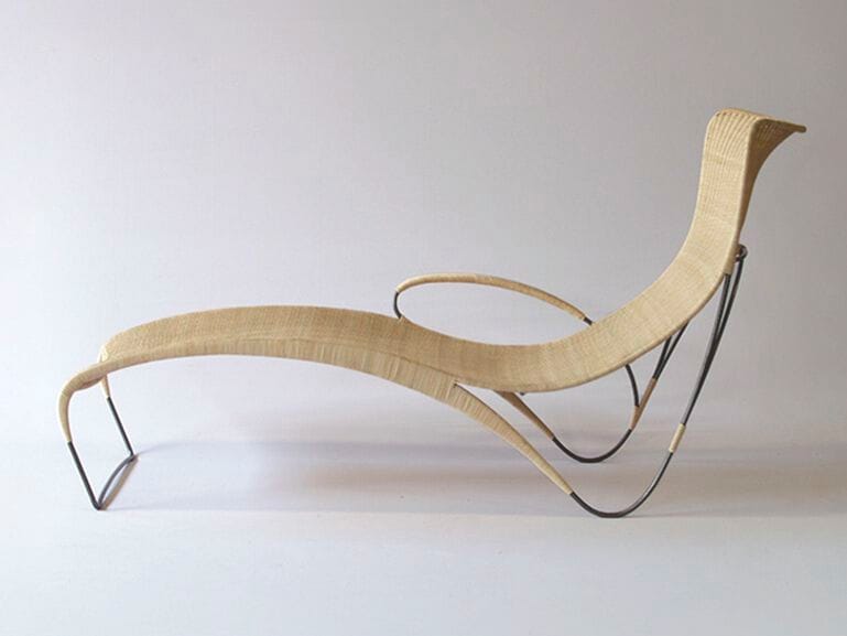 Chaise longue in rattan Biobject Yamakawa Rattan ARCH-00106984