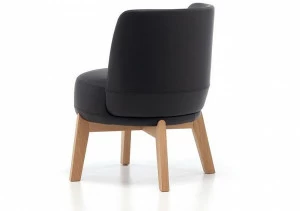 Very Wood Мягкое кожаное кресло Rond