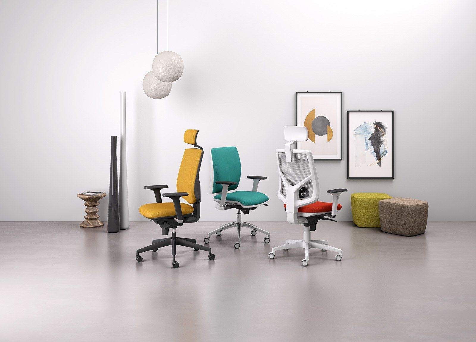 Регулируемый по высоте офисный стул с подлокотниками Leyform Active ARCH-00100420 - Вид №1