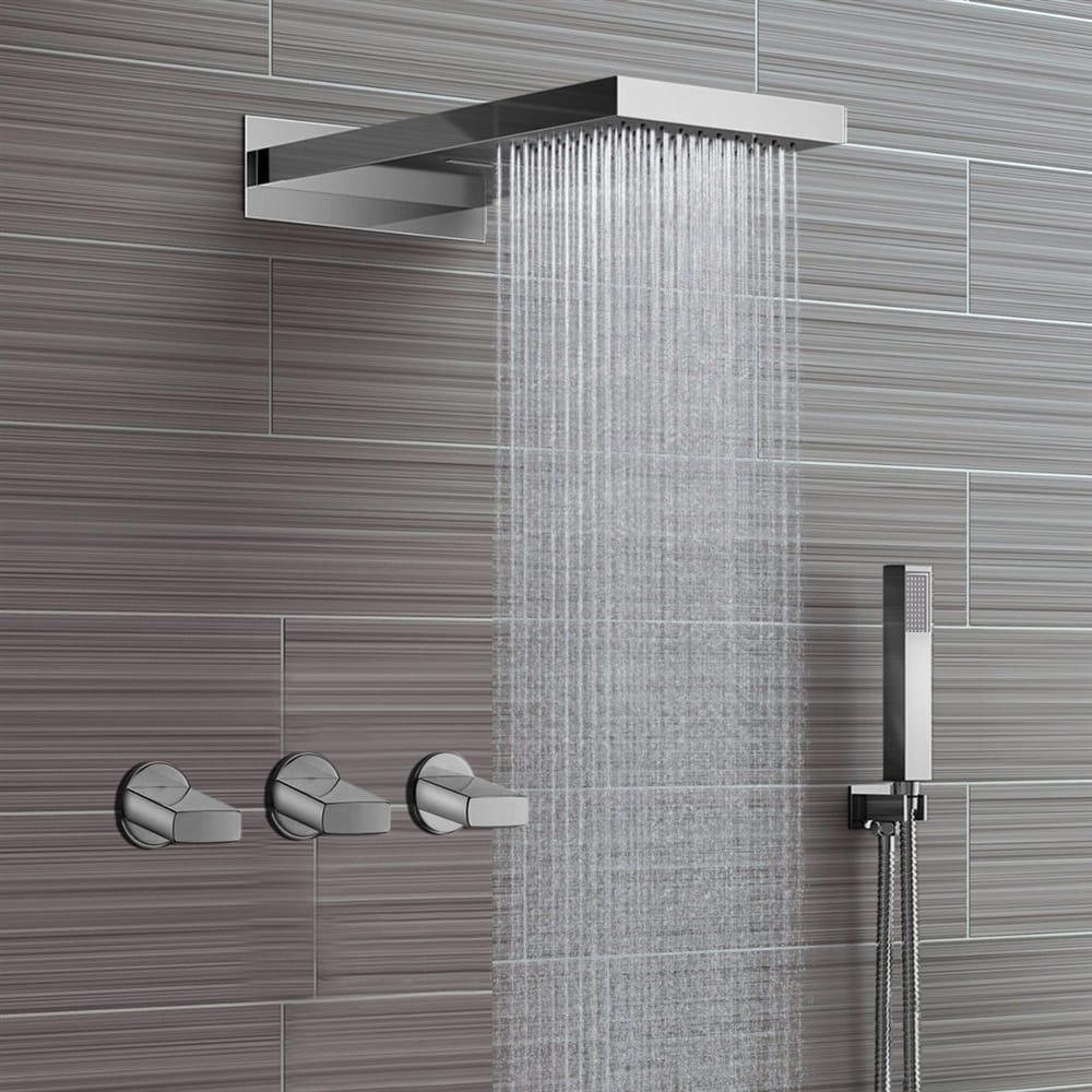 Набор для душа из латуни с отдельными розетками Fontana Showers FS9586 ARCH-00141650 - Вид №2