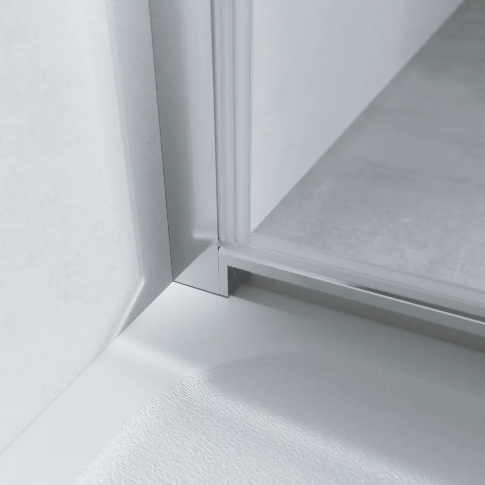 Стекло для распашной душевой двери Sensea Easy 90 см прозрачное, цвет профиля на выбор STLM-2206123 - Вид №7