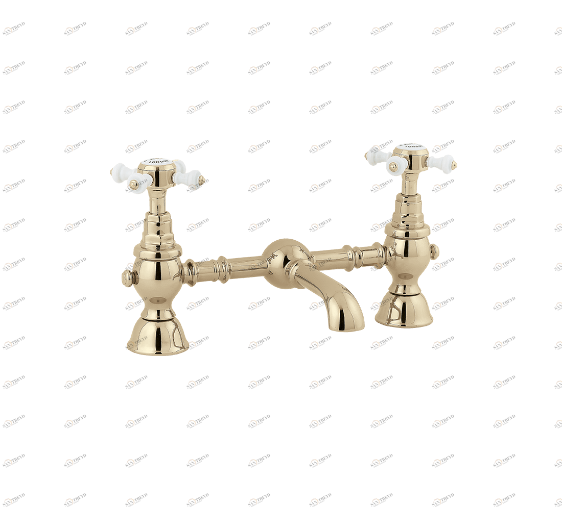 Gentry Home Смеситель для раковины от центра к центру 2 отверстия под смеситель 200 мм Chelsea Incalux GH101821