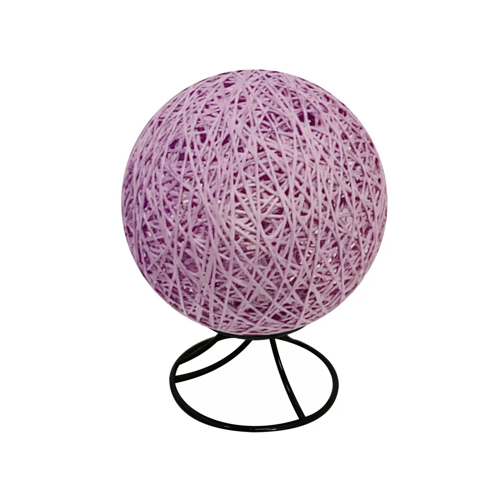 Ночник светодиодный «Ротанговая нить» 1.5 м? тёплый белый свет цвет сиреневый APEYRON STLM-2017981